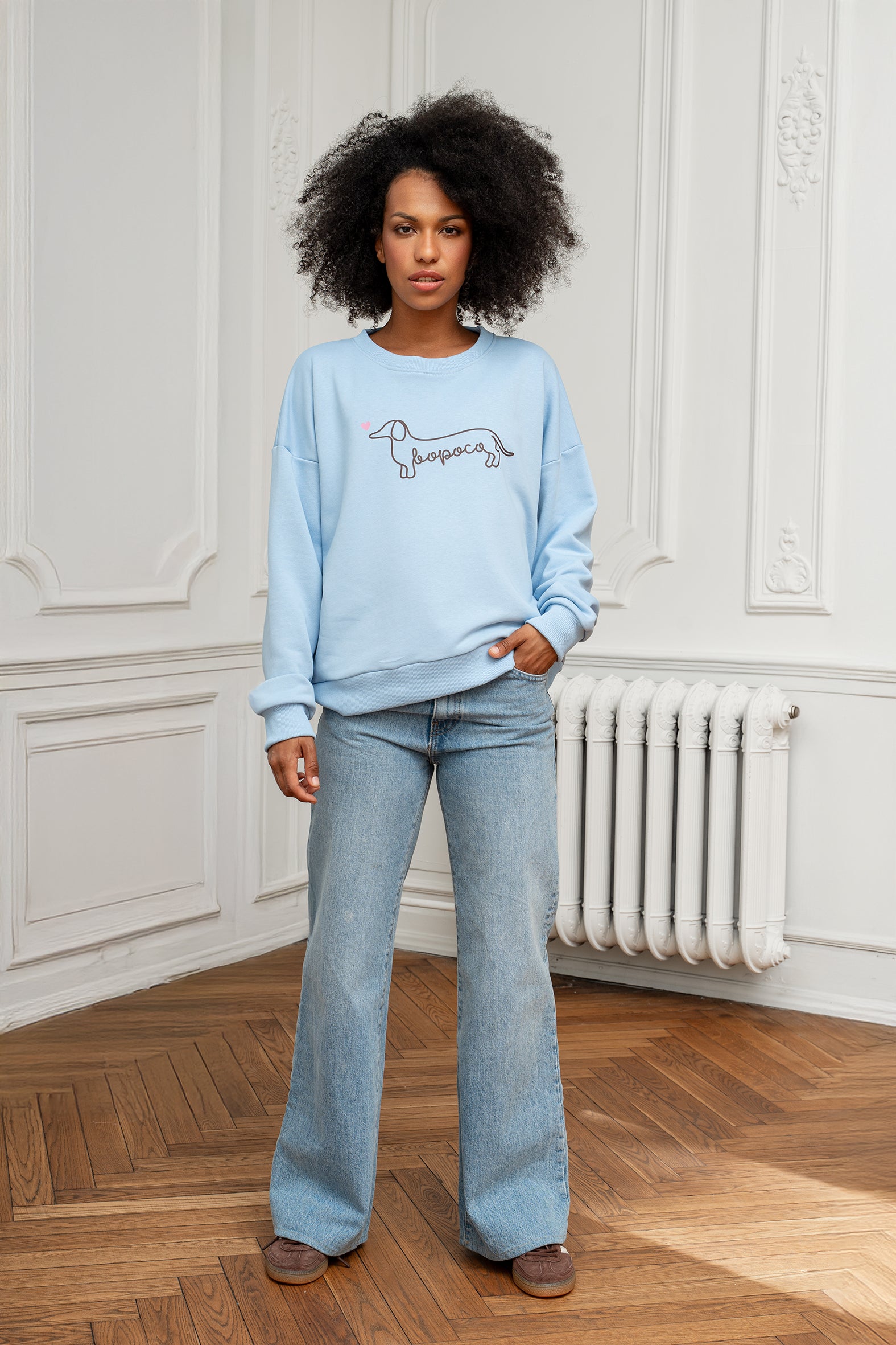 BLUZA JAMNIK BOPOCO NIEBIESKA