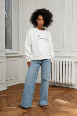 BLUZA JAMNIK BOPOCO KREMOWA