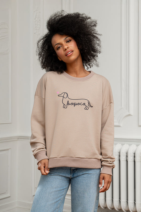 BLUZA JAMNIK BOPOCO BEŻOWA