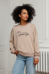 BLUZA JAMNIK BOPOCO BEŻOWA