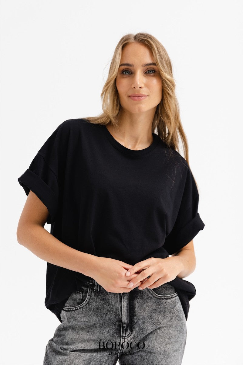 T-Shirt oversize black image 2