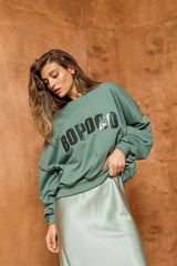 BLUZA BOPOCO CEKIN ZIELONA image 1