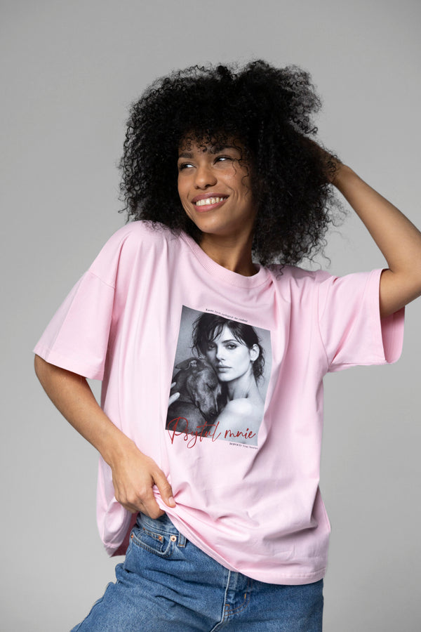 T-SHIRT PSYTUL MNIE RÓŻOWY image 0
