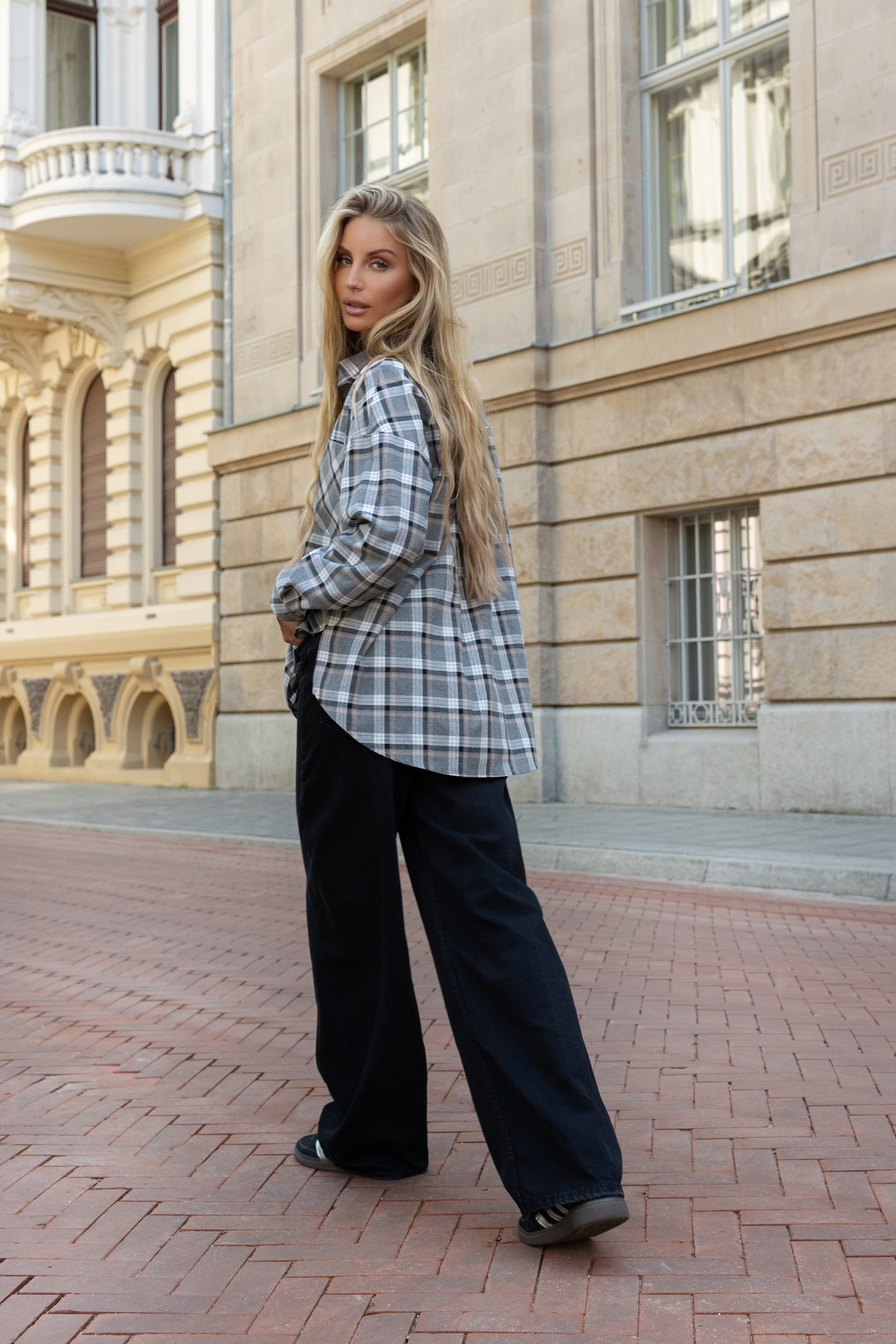 KOSZULA ALVA SZARA