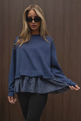 BLUZA KEILA NIEBIESKA