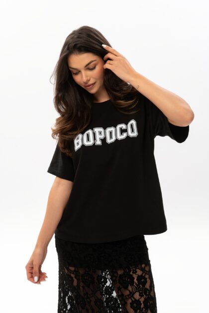 T-SHIRT BOPOCO 01 CZARNY