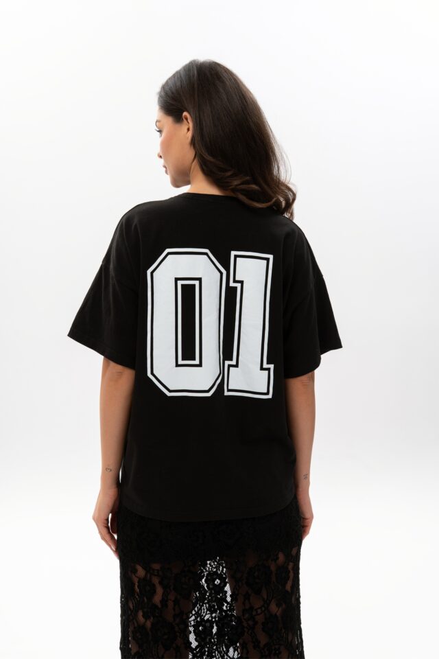 T-SHIRT BOPOCO 01 CZARNY - obrazek 2