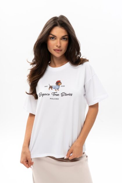 T-SHIRT BOPOCO JAMNIK BIAŁY