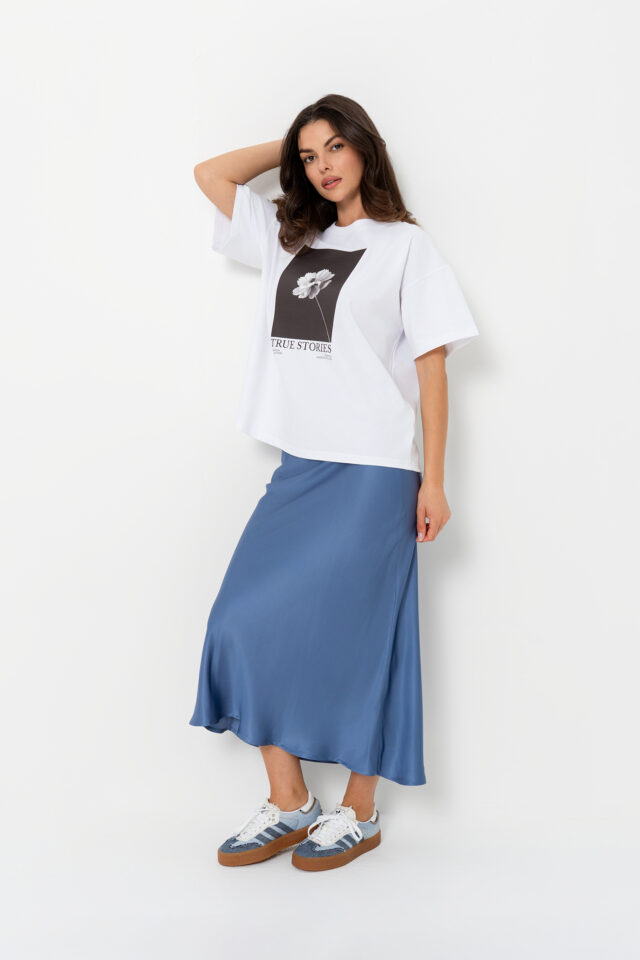 T-SHIRT BOPOCO KWIAT BIAŁY - obrazek 3