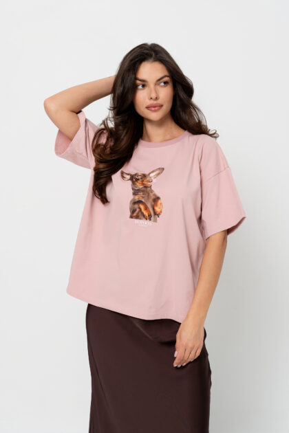 T-SHIRT BOPOCO JAMNIK 02 RÓŻOWY