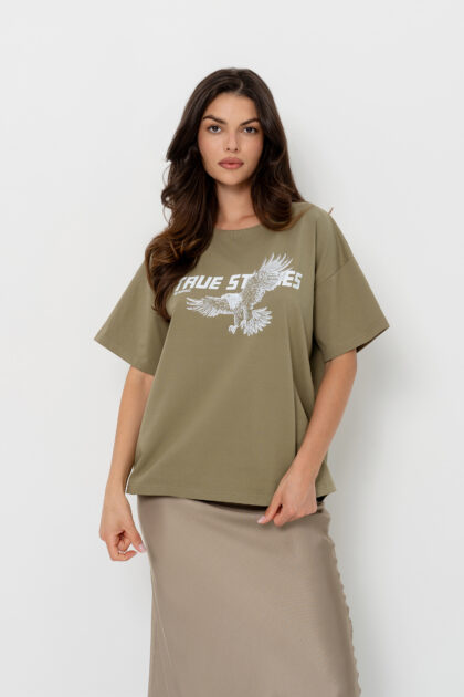 T-SHIRT BOPOCO ORZEŁ OLIWKOWY