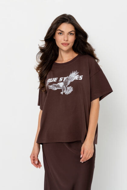 T-SHIRT BOPOCO ORZEŁ BRĄZOWY