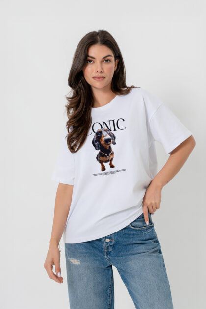 T-SHIRT BOPOCO JAMNIK ICONIC BIAŁY