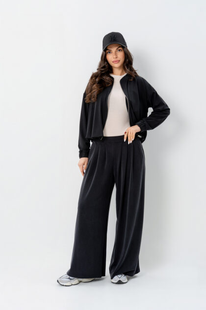 SPODNIE SUZANE ANTRACYTOWE