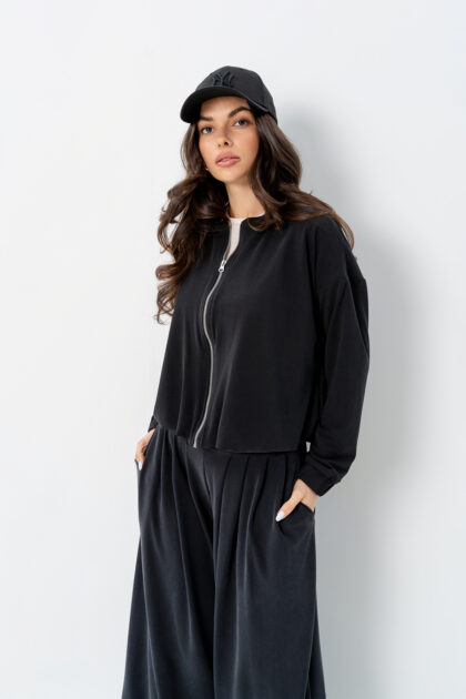 BLUZA SARA ANTRACYTOWA