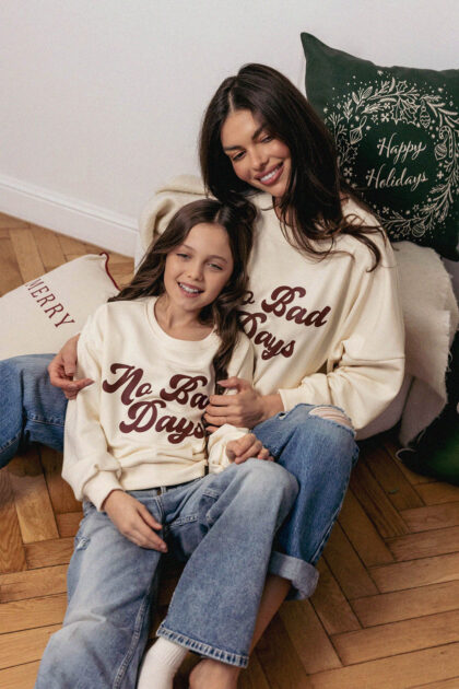 Bluza NO BAD DAYS GIRL ecru