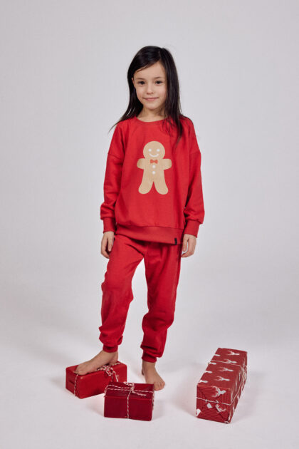 Piżama dziecięca CIASTEK czerwona