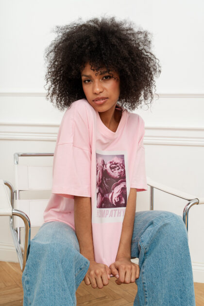 T-SHIRT SYMPATHY RÓŻOWY