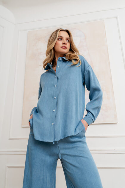 KOSZULA ARIANA NIEBIESKA