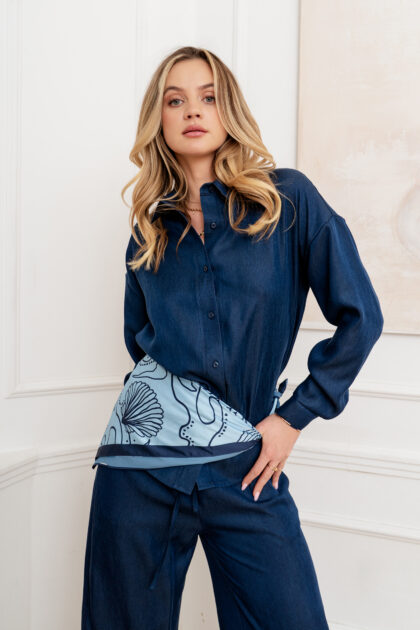 KOSZULA ARIANA GRANATOWA