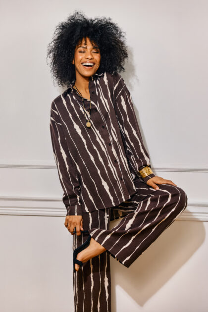 KOSZULA NADIA BRĄZOWA