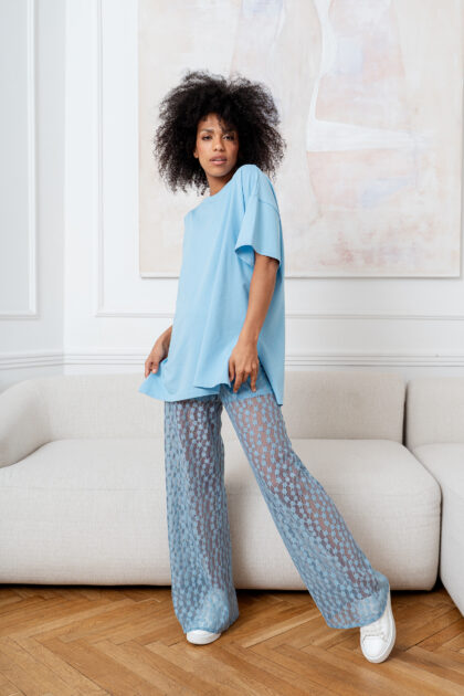 T-SHIRT ZOJA NIEBIESKI