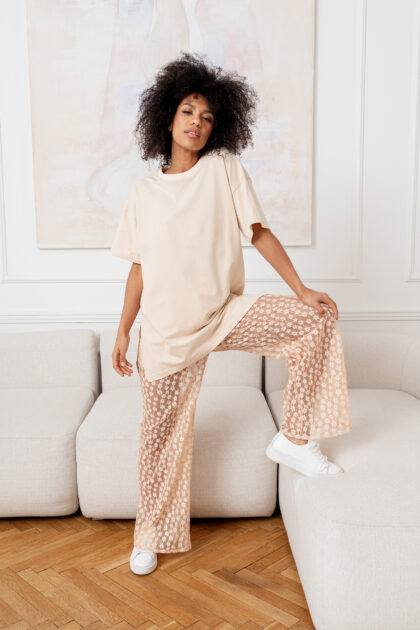 T-SHIRT ZOJA BEŻOWY