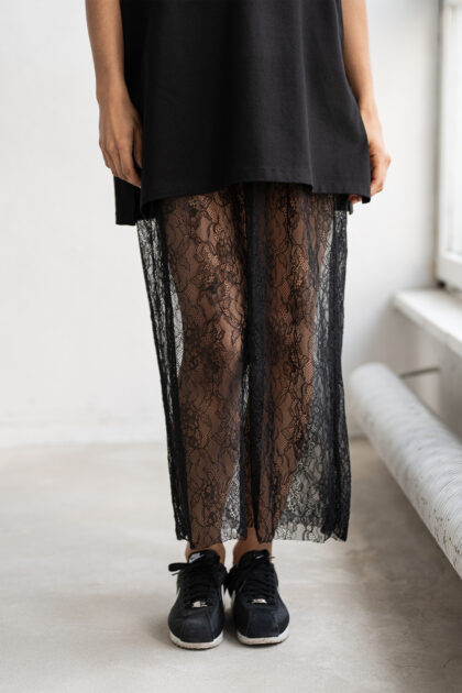 SPÓDNICA NILA CZARNA