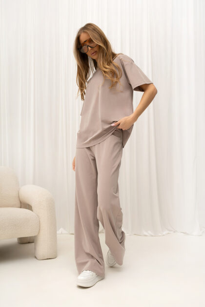 T-SHIRT DALIA BEŻOWY