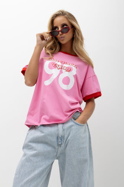 T-SHIRT BOPOCO 98 RÓŻOWY