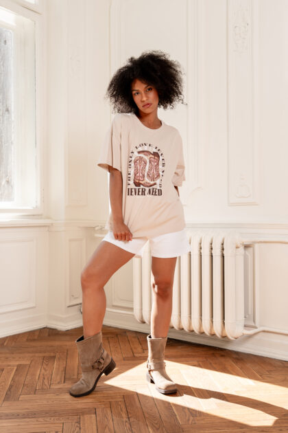 T-SHIRT ARIZONA BEŻOWY
