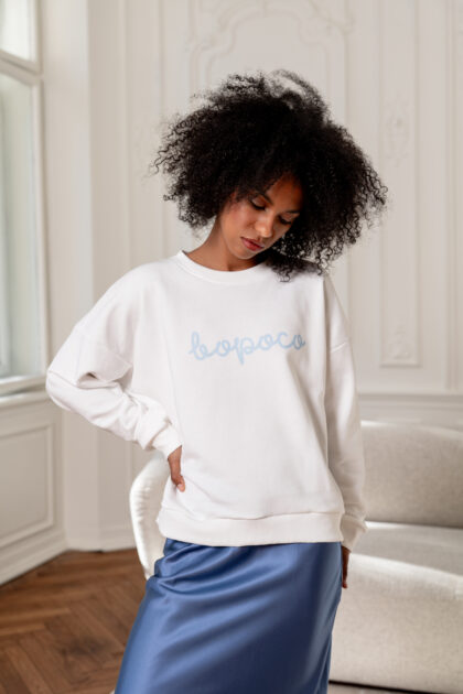 BLUZA BOPOCO BIAŁA